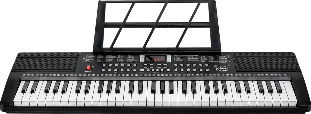 FCH 61 touches E Keyboard Piano électronique complet noir avec support - 8