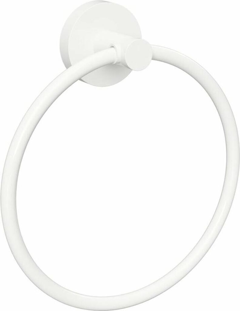 Anneau de serviette WHITE en laiton blanc 15 cm Image du produit 