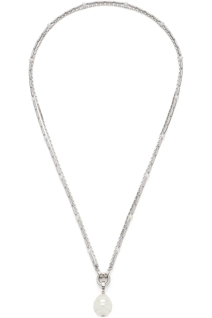 Collier Luna X-Mas Special - Édition Limitée Argentée au Design Céleste