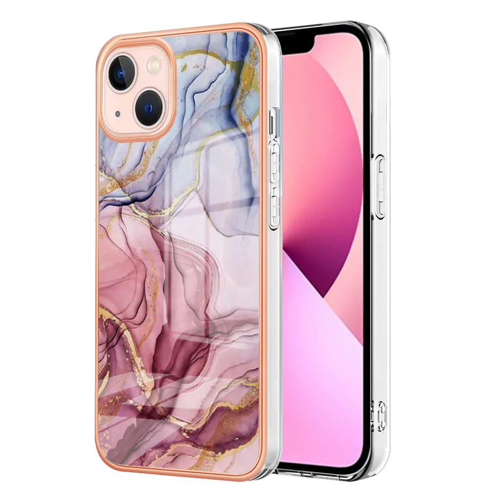 Custodia Protettiva iPhone 13 TPU Oro Rosa - Shockproof Bumper Case