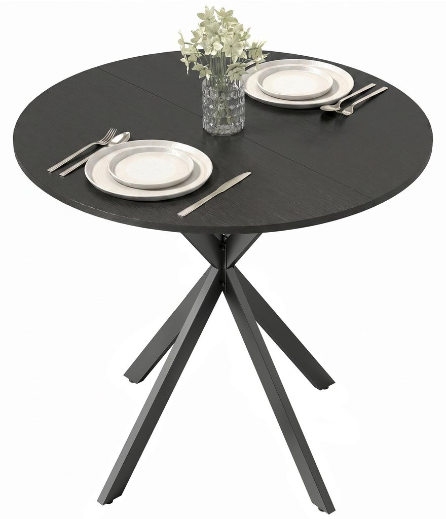 HOMCOM Eettafel, keukentafel voor 2 personen in industriële Productafbeelding 