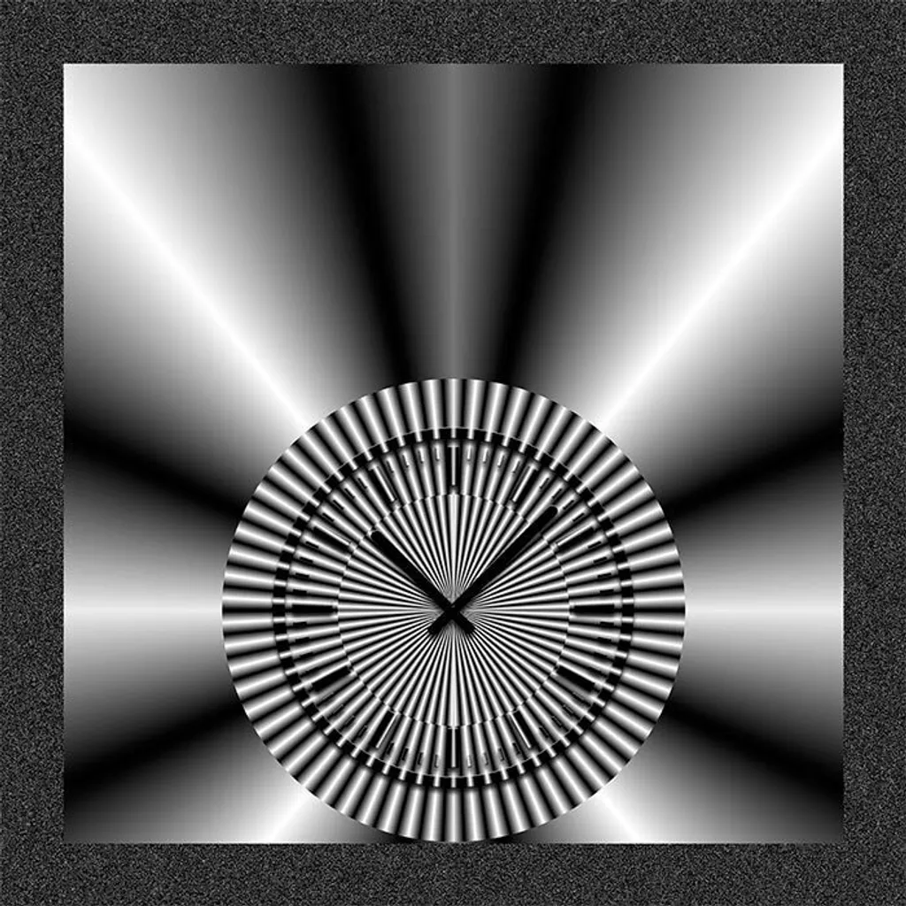 Horloge Murale Dixtime 3073 : Décoration Géante 70cm sans Bruit Tic-Tac
