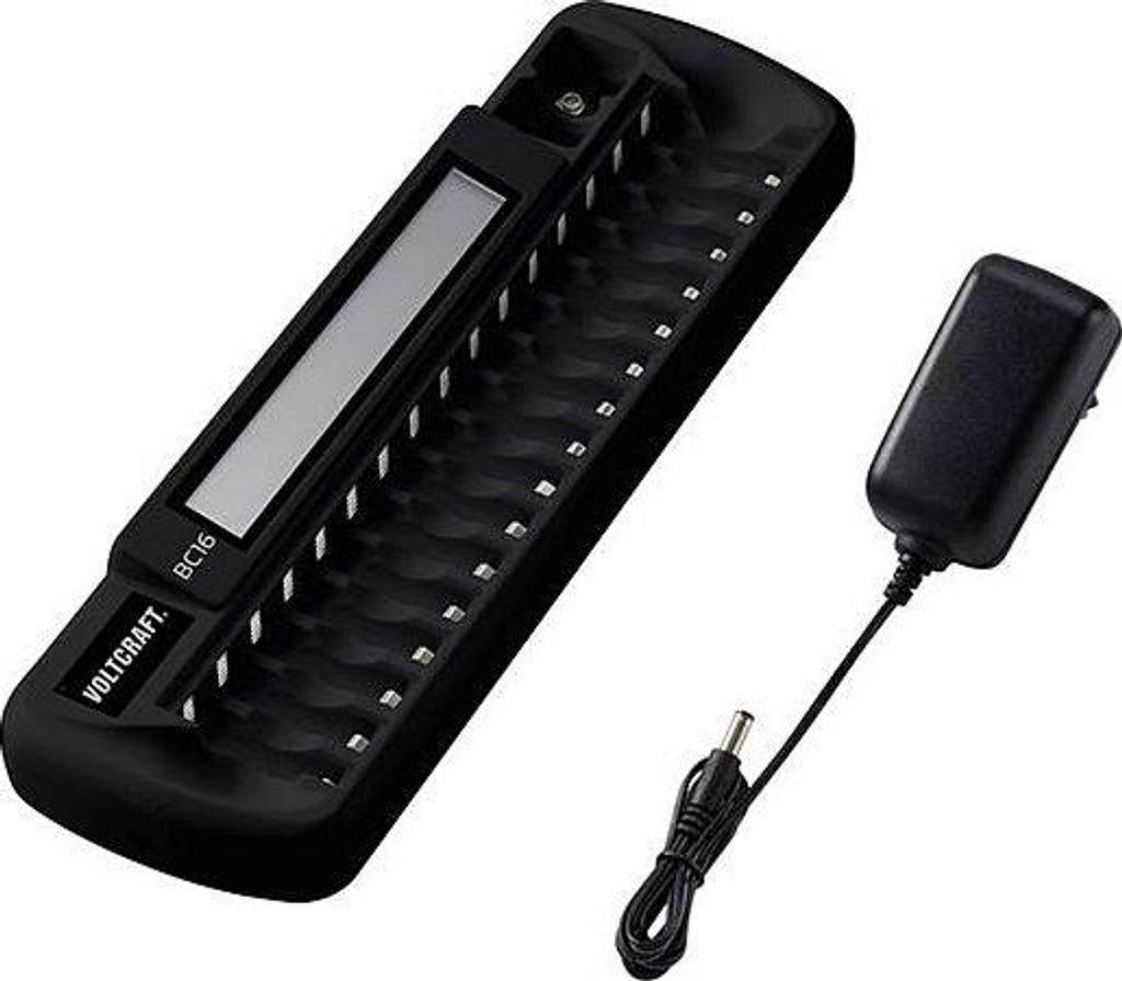 VOLTCRAFT BC16 NiMH, LiIon Mignon (AA), Micro (AAA), 9 V Obrázek produktu 