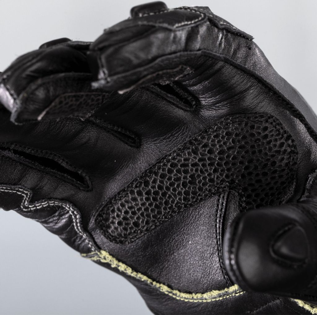 RST TracTech Evo 4 Short Leather Gloves Black Rozmiar: S Zdjęcie produktu 