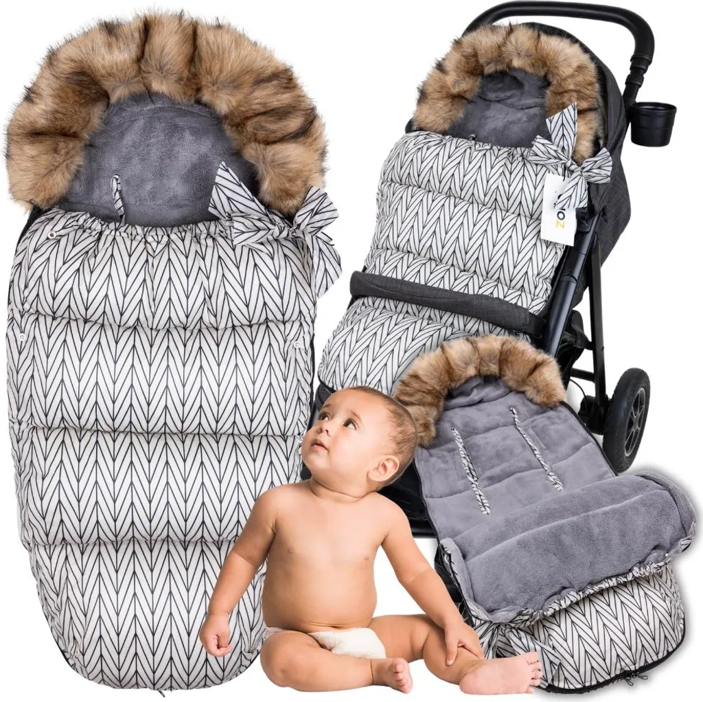 Sac de couchage chaud et moelleux en textile souple pour bébé hiver