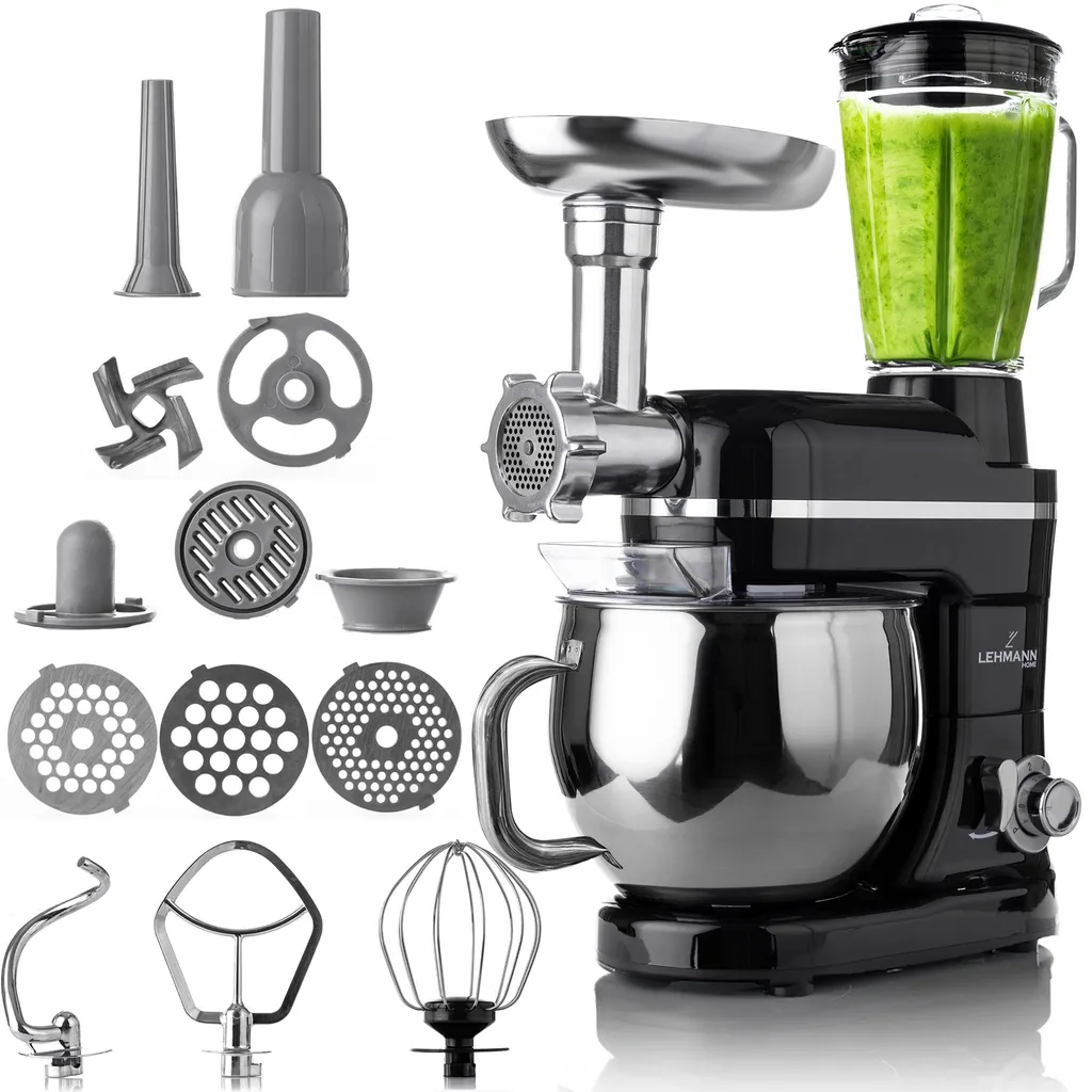 Robot Pâtissier pour Pains et Gâteaux Lehmann, Kit Complet 5L et Blender
