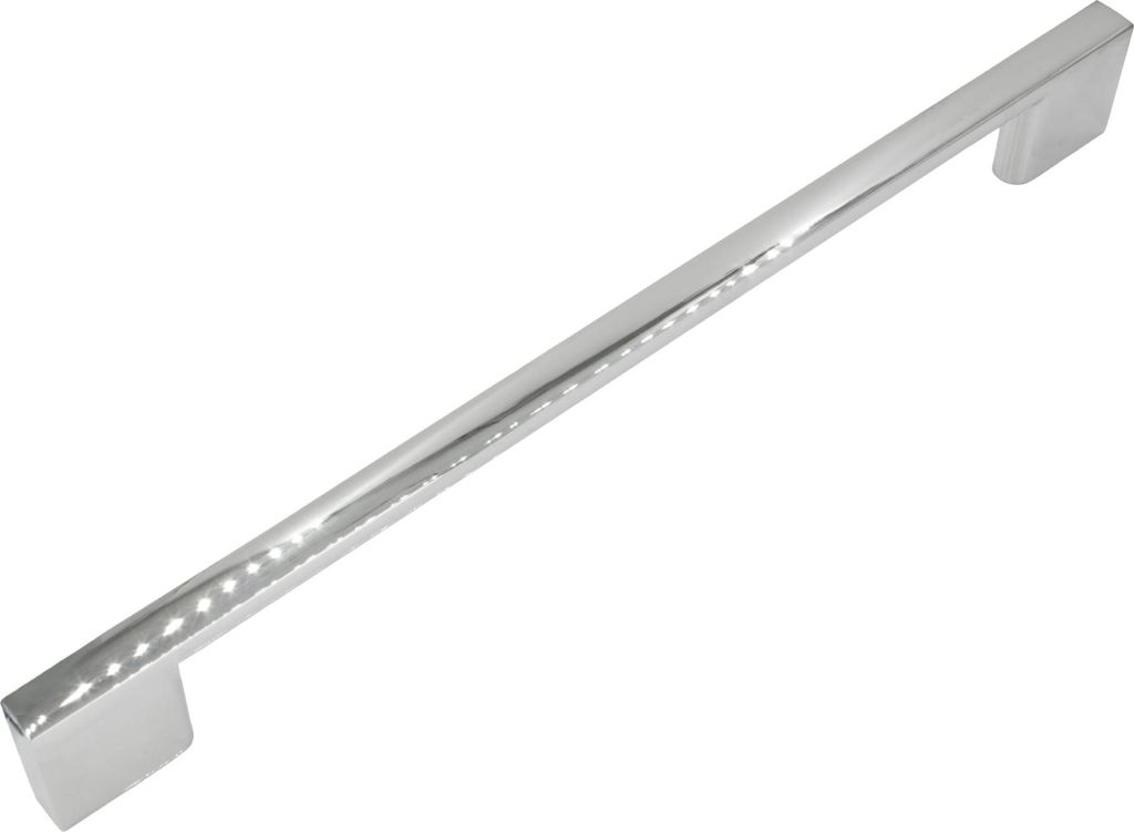Eleganter Aluminium Möbelgriff in Silber mit 192 mm Abstand - Klassischer und moderner Stil für Küchenschränke, Wohnzimmermöbel und Schlafzimmer.