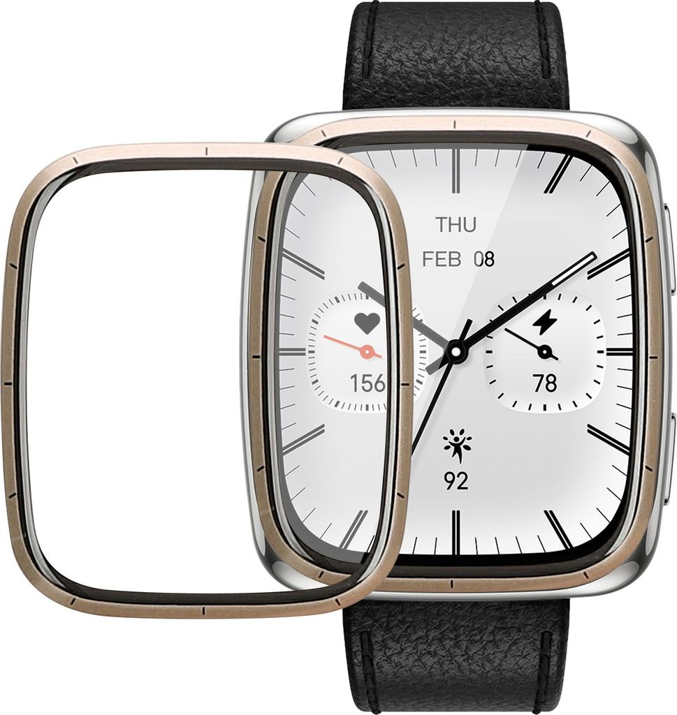 kwmobile 2x Transparente Displayschutzfolie kompatibel mit Amazfit Active 2 Square Folie - Schutzfolie für Fitness Tracker - robuster Displayschutz