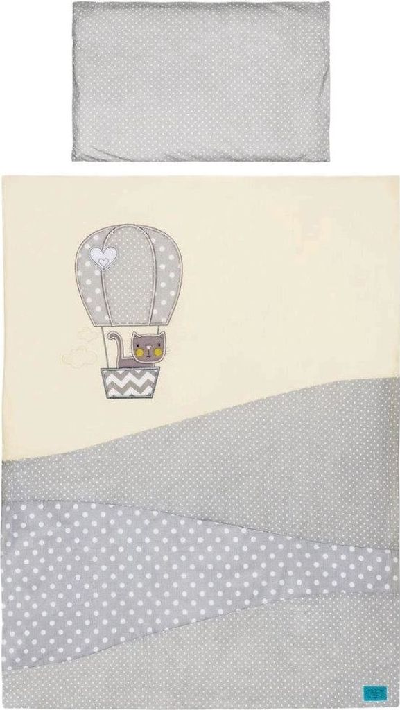 3-teilige Bettwäsche Belisima Balloon 100/135 beige