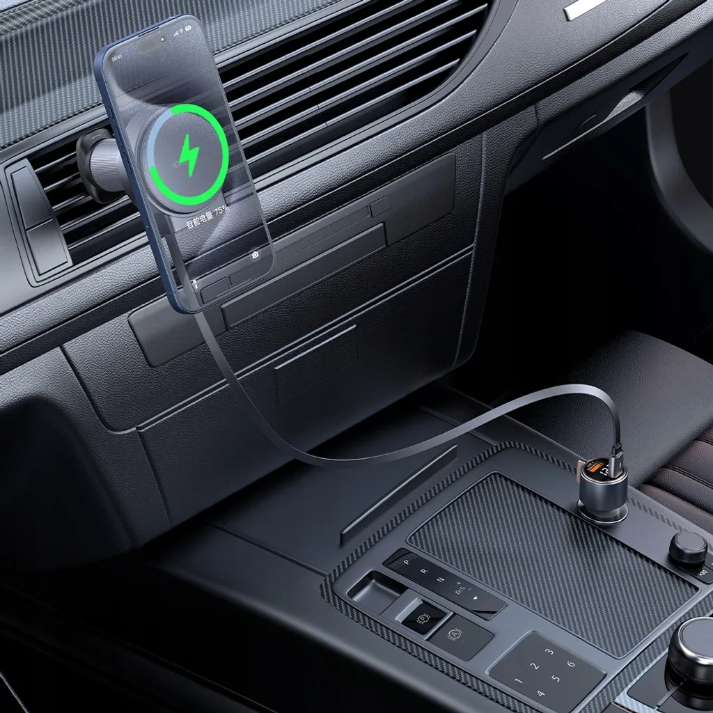 Mcdodo Supporto Auto Telefono Caricabatterie Ad Induzione Per Iphone Magsafe - 4