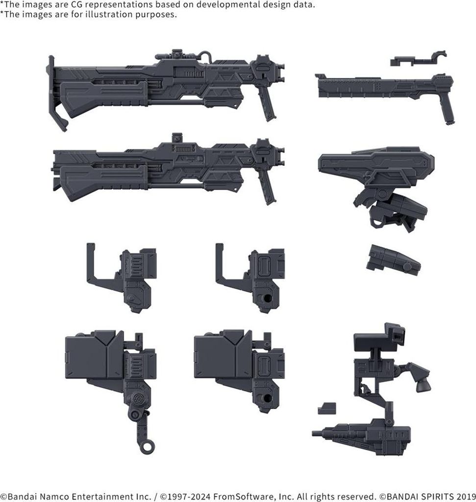 Bandai - 30mm Op Pt Set Arm Core Vi Fires Of Rubi Weapon Set 03