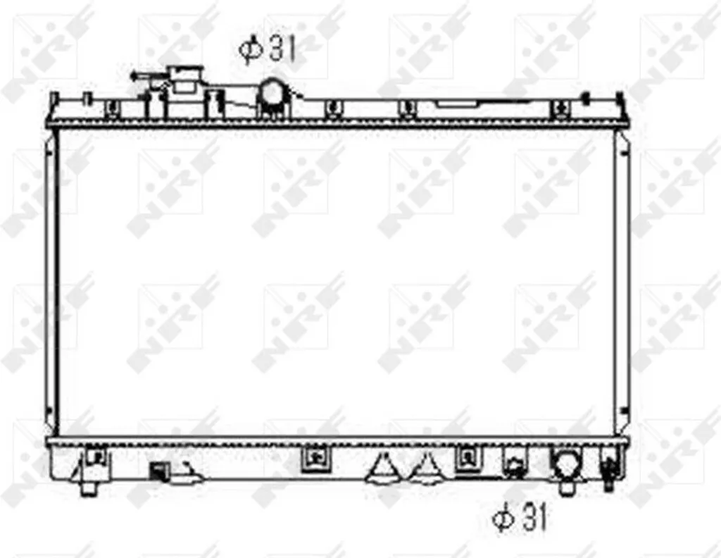 Évitez la Surchauffe : Radiateur NRF 53352 pour Celica T20 164007A060