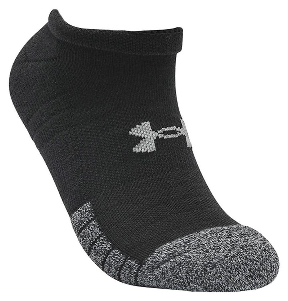 Under Armour - "HeatGear" No-Show-Socken für Damen(3er-Pack) MR2230 (M) (Schwarz)
