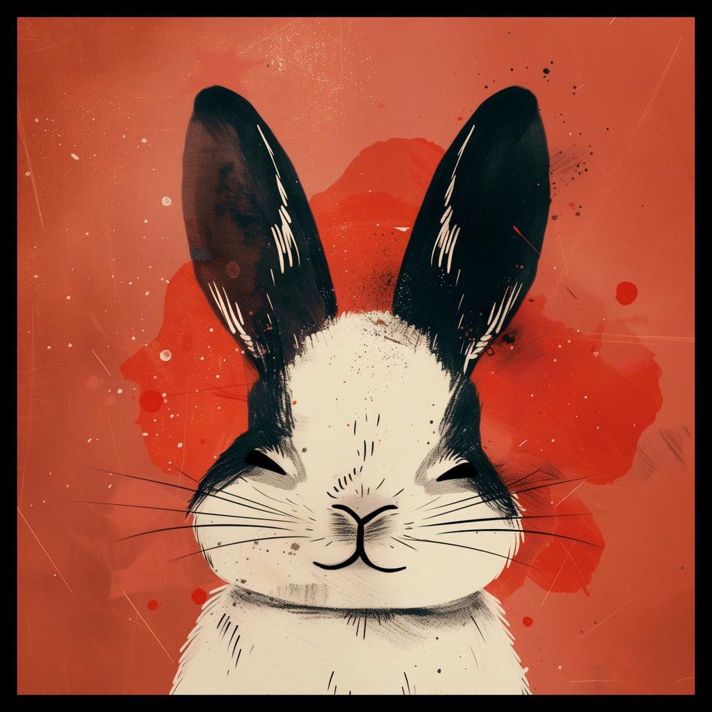 Plakat 40x40cm Lächeln!