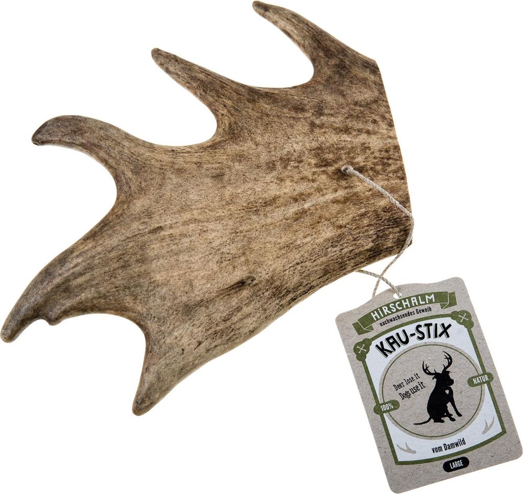 Hirschalm Kau-Stix Damhirsch L, Kauknochen für Hunde Produktbild 
