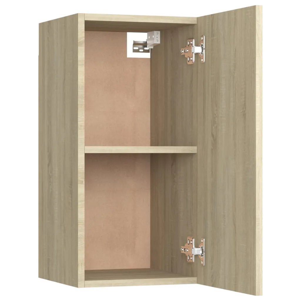 Mobile Porta TV Sospeso vidaXL Sonoma 60cm | Design Moderno Materiale Legno - 14