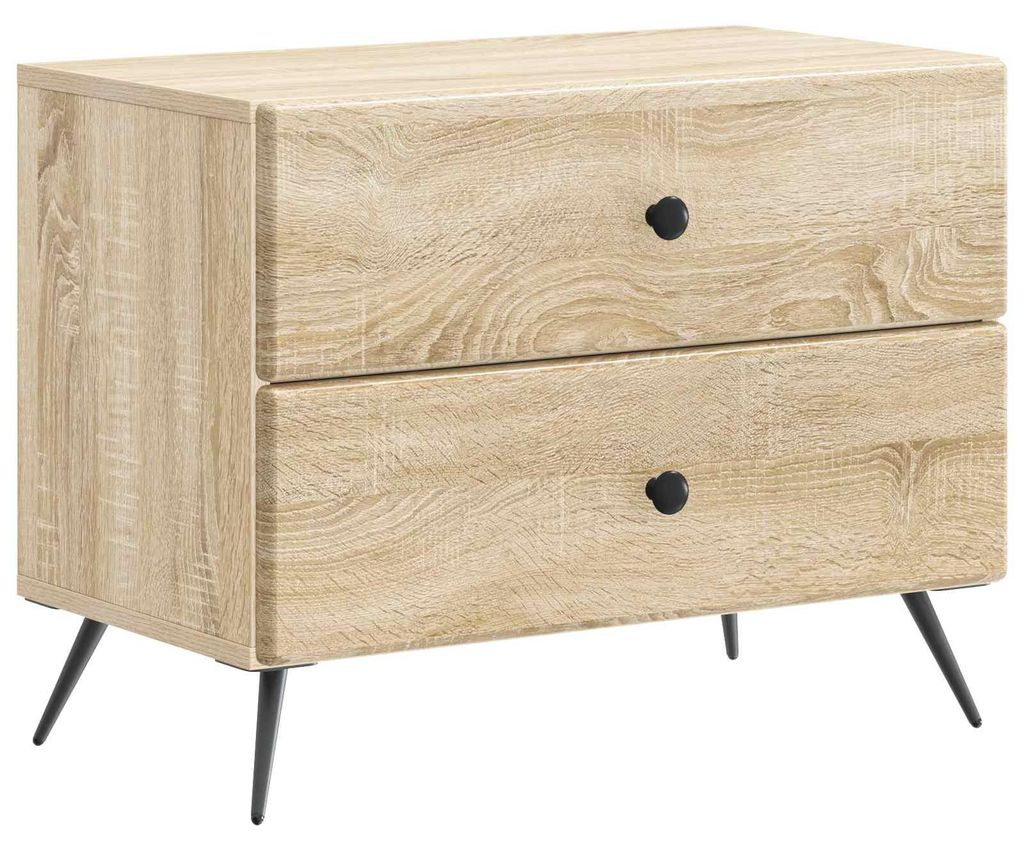 Nachttisch Sonoma-Eiche 62 x 34,5 x 47,5 cm Holzwerkstoff