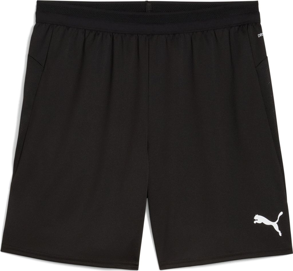 Puma teamCUP Shorts Herren schwarz weiß Gr S