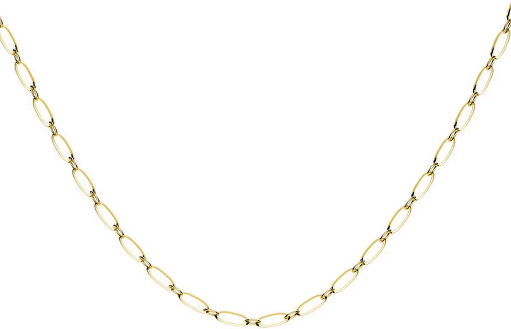 Collier Doré JNOLG-J543 : Le Bijou Anti-Ternissement au Style Classique