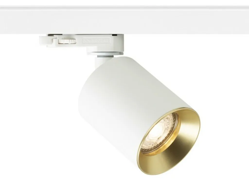 Éclairage Plafond Moderne Salon et Cuisine DARIO Blanc Laiton 9W