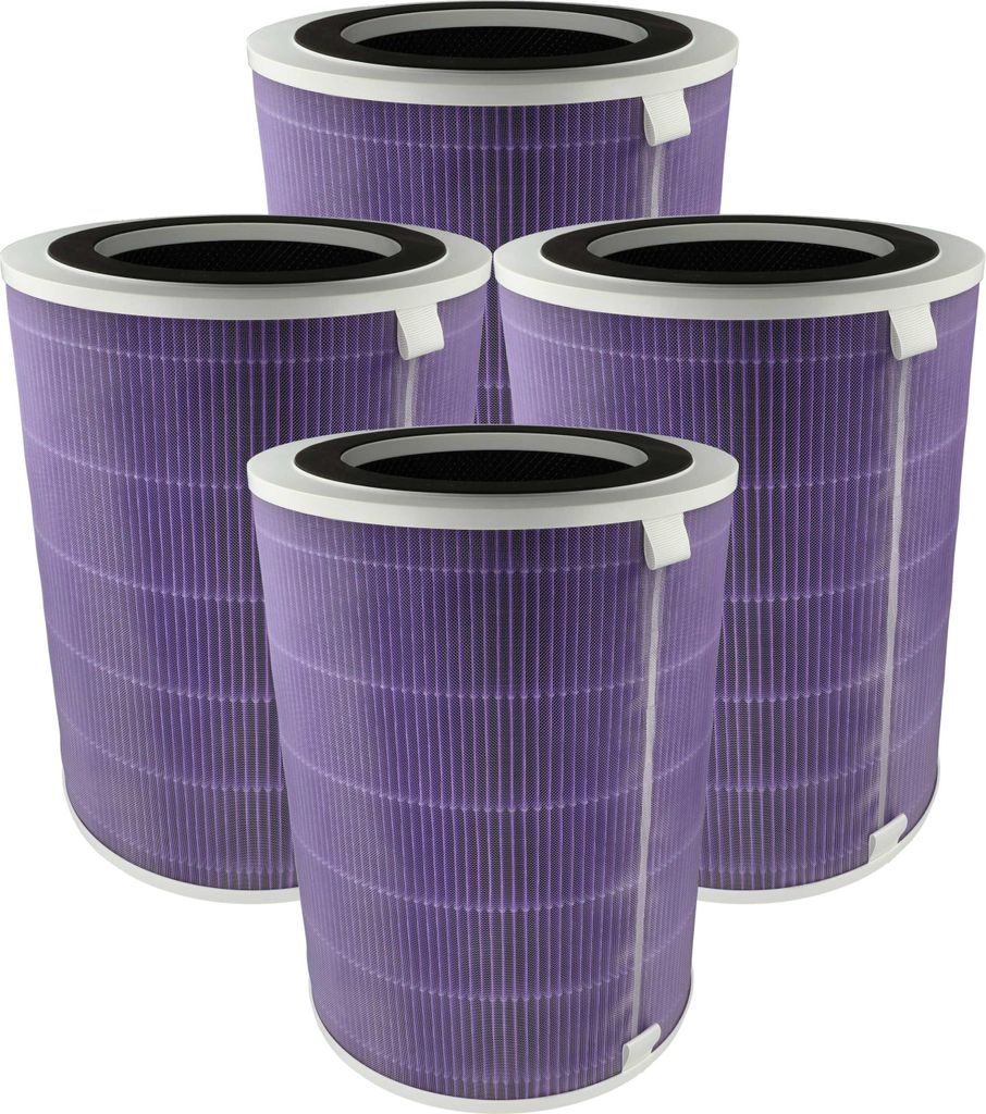 vhbw 4x Luftilter kompatibel mit Pro Breeze PB-P07 Produktbild 