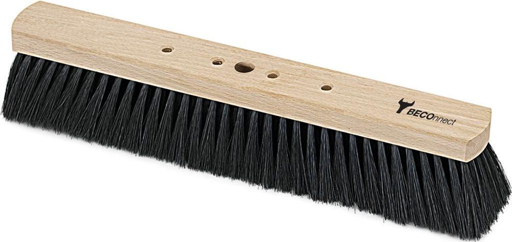 Nölle Profi Brush BECOnnect Saalbesen 50 cm, Holzkörper, Qualitätsmischung | 1 Stück