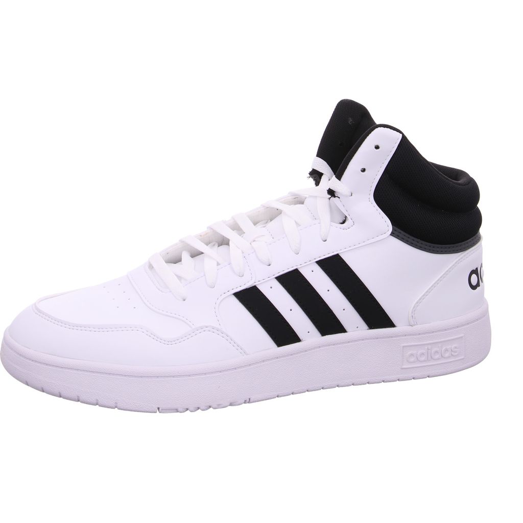 adidas Hoops 3.0 Mid Stiefel Weiß Produktbild 