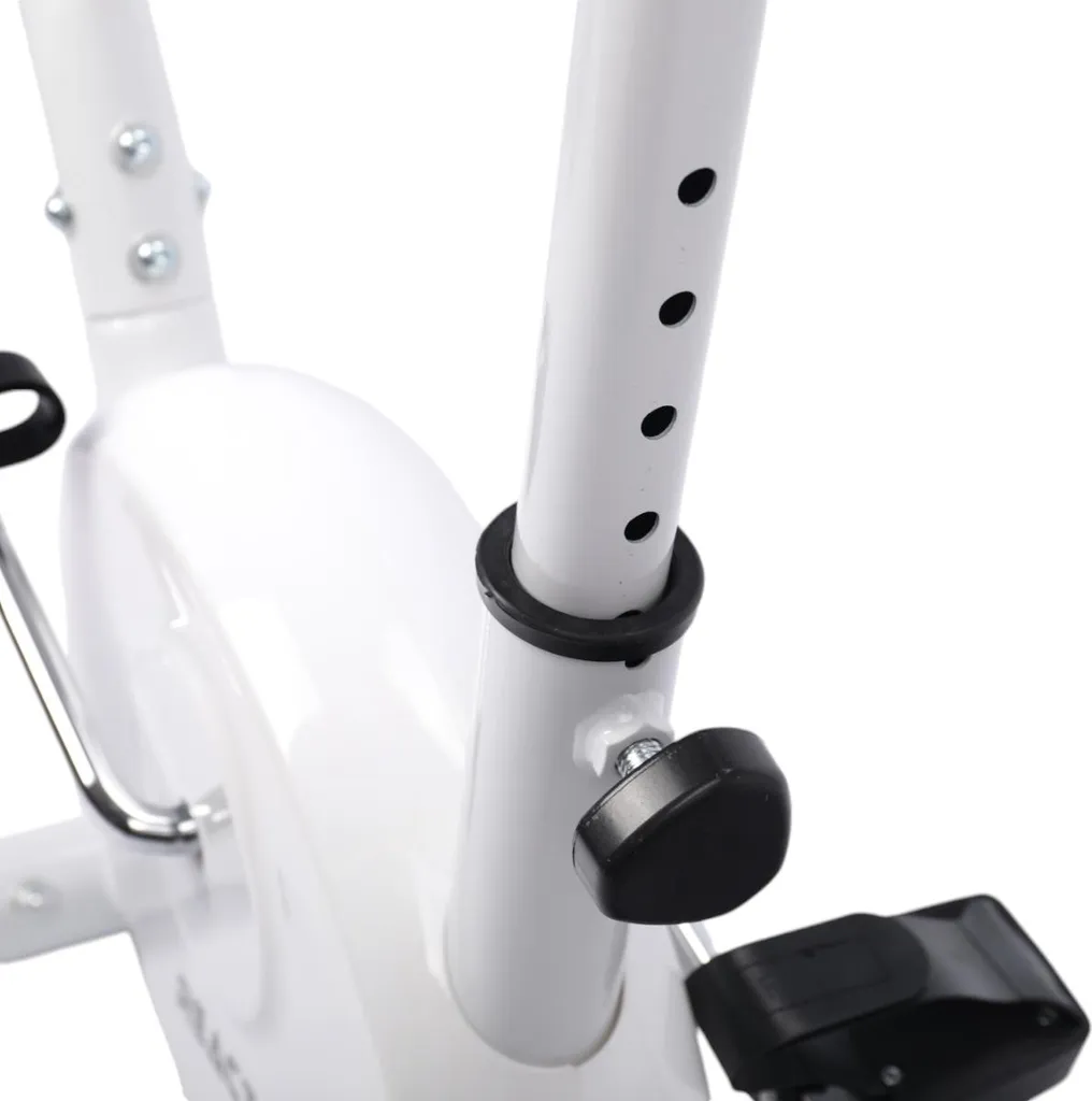 Restez en forme : Vélo d'appartement React V2 blanc compact et stable - 4