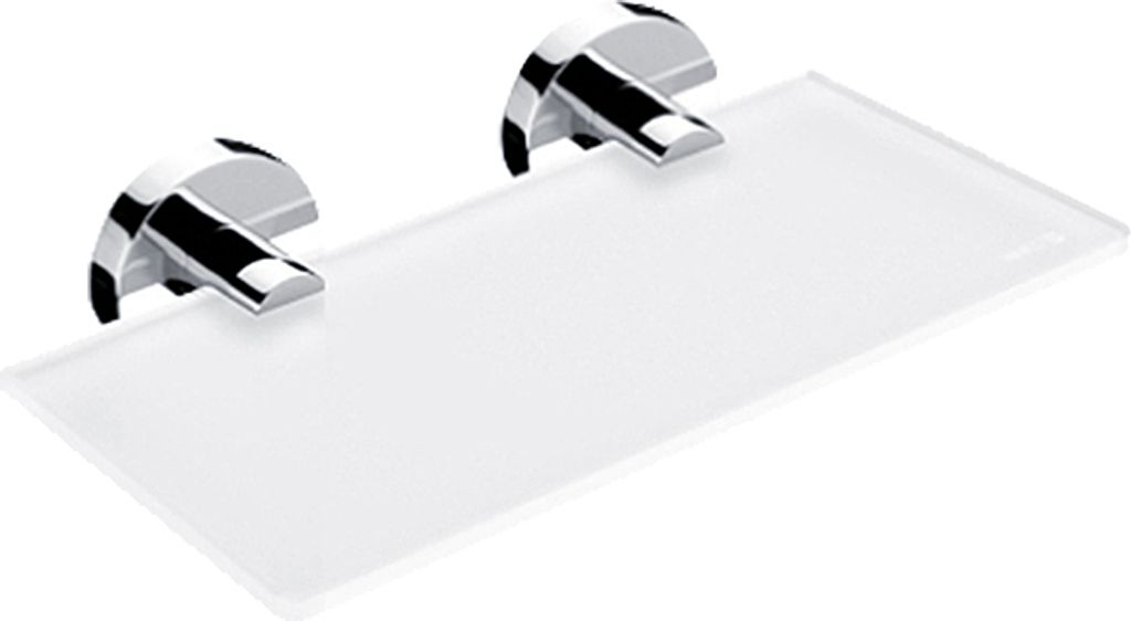 Nimco Unix - Ablage, Länge 200 mm, Glas matt/Chrom UN 13091B-20-26