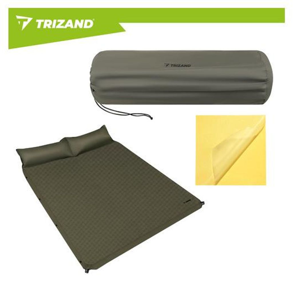 TRIZAND Matelas de plage pliable avec poignée - 190 x 66 cm - Rayures bleues et blanches - Tapis de plage rembourré - Étanche TRIZAND Matelas de plage pliable avec poignée - 190 x 66 cm - Rayures bleues et blanches - Tapis de plage rembourré - Étanche
