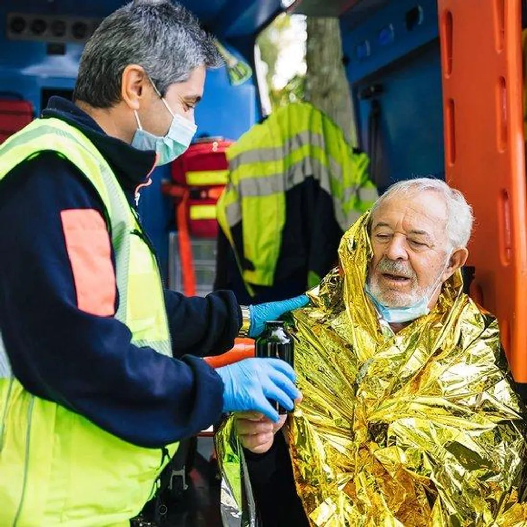 Dossard de survie anti-hypothermie 12 pièces avec sifflet d'alerte