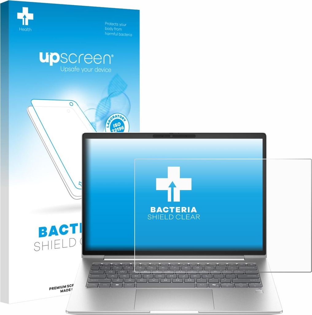 upscreen Schutzfolie für HP EliteBook 6 G1a 14" Displayschutz Displayschutzfolie Folie Klar antibakteriell