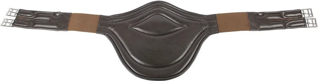 Sangle Anatomique Harry's Horse Deluxe Belly Guard Marron de 125cm