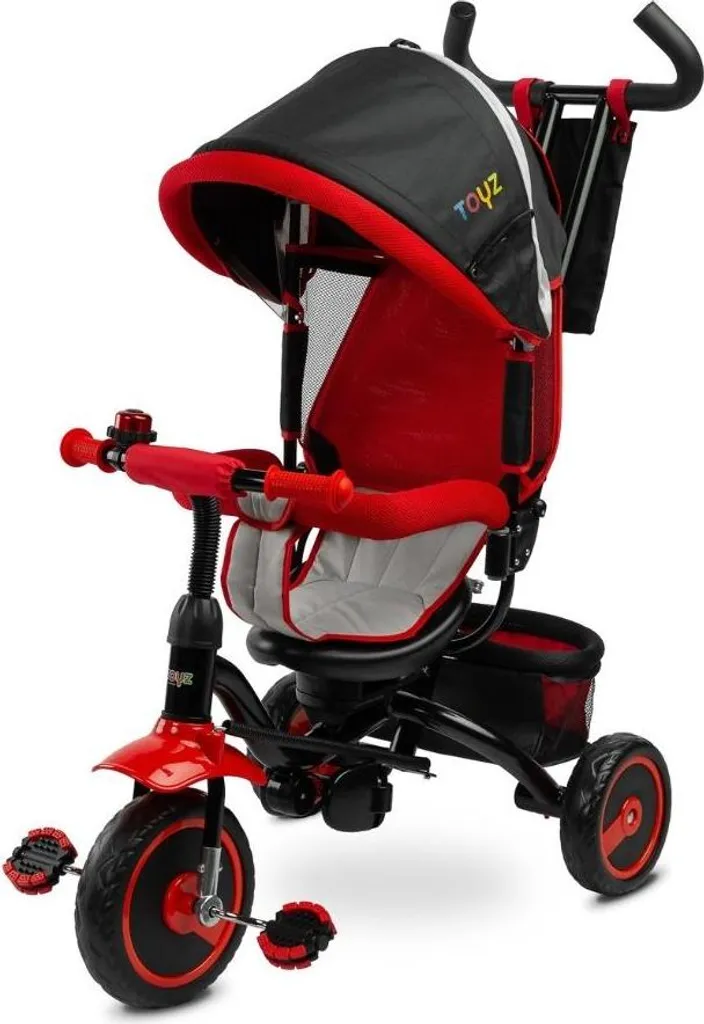Vélo 3 roues sécurisé pour apprendre l'équilibre - Tricycle TOYZ TIMMY Rose