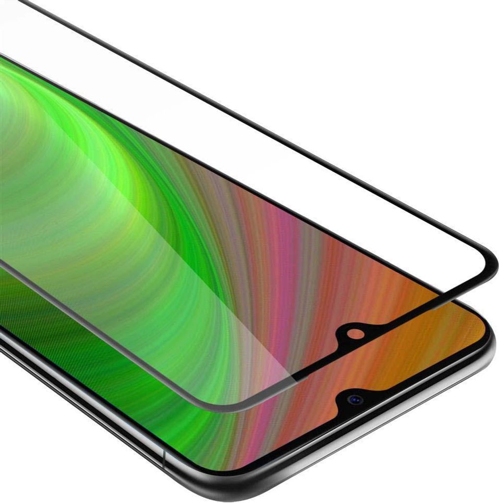 Cadorabo Panzerfolie für Xiaomi Mi 9 Schutzfolie in Schwarz Vollbild Folie Tempered Display Schutzglas