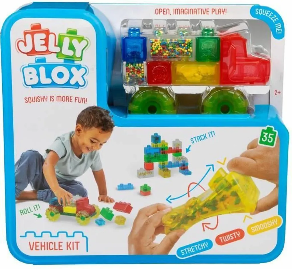 Jelly Blox Goliath : Fini les Briques Dures ! Blocs de Construction Souples