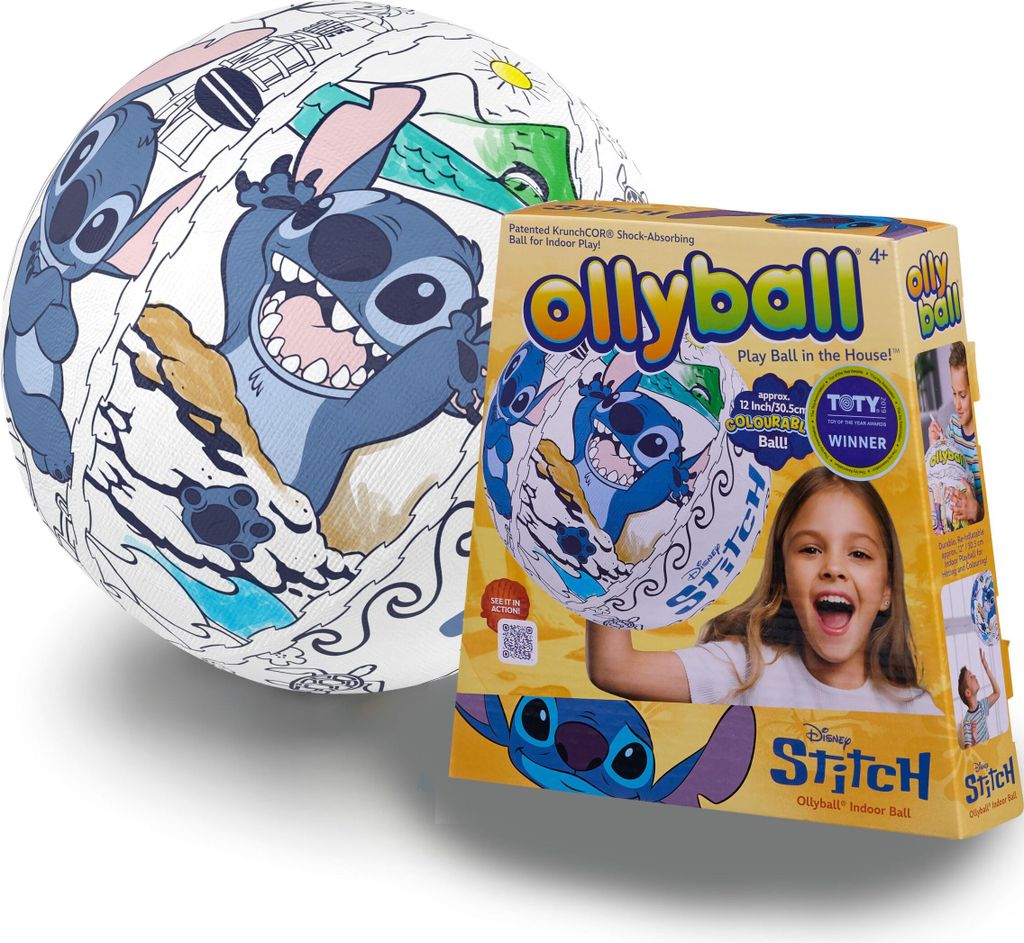 Ollyball DISNEY STITCH Der ultimative Indoor-Spielball für Kinder und Eltern