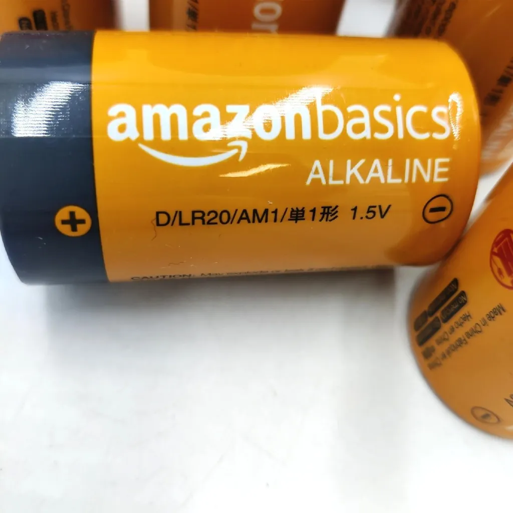 12 Piles D LR20 1,5V Haute Performance AmazonBasics Technologie Durable - 8
