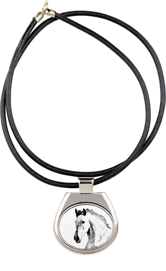 Art-Dog Collana Cavallo Andaluso - Ciondolo Personalizzabile con Foto