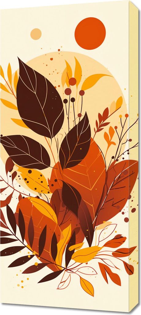 Bild 40x90cm Bunte Gesichter des Herbstes