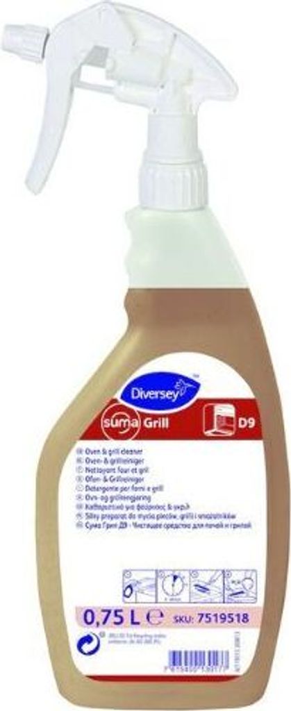 Diversey Suma Grill D9 Ofen- & Grillreiniger, 0,75L Produktbild 