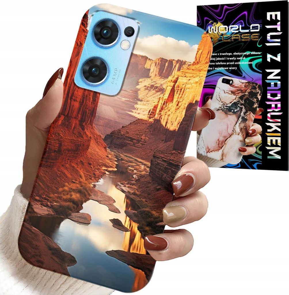 Hülle für Oppo Reno7 5G - "Großer Canyon", Wüstenlandschaft, schöne Designs