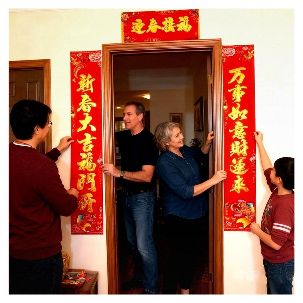Chinesische Neujahrsdekorationen für das Jahr des Pferdes