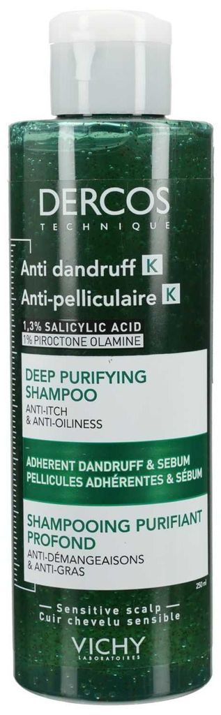 Vichy Shampoo Vichy Dercos Deep Purifying Shampoo 250ml Produktbild 