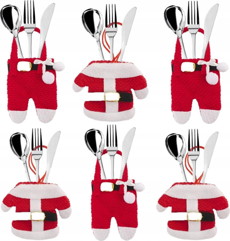 Weihnachtsbesteckkoffer Kleid Hose Und Jacke 6Tlg. Set Besteckhülle