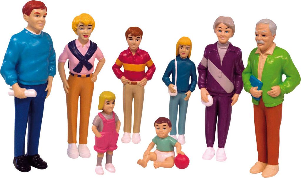 Miniland rodina Európanov 8 figúrok Obrázok produktu 