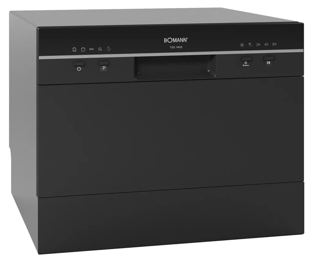 Lave-vaisselle de table Bomann TSG 7405 compact avec raccordement eau