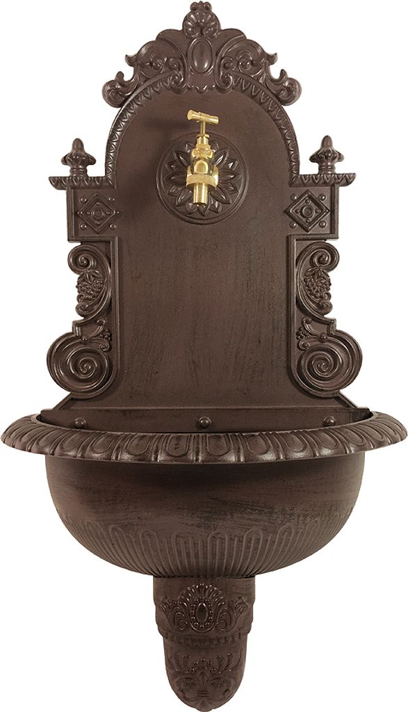 Wandbrunnen Antik-Stil Waschbecken mit Wasserhahn Nostalgie Produktbild 