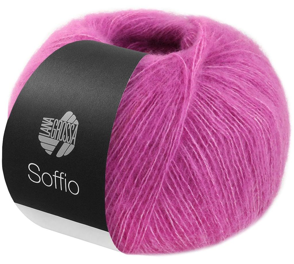 Lana Grossa - Soffio 0002 fuchsia Produktbild 