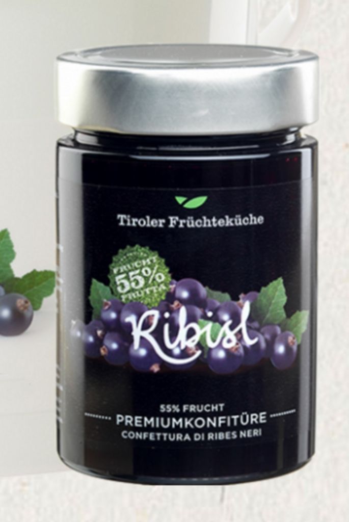 Confettura di ribes nero 420 gr. - Unterweger - Specialità Immagine del prodotto 